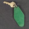 Vintage Holiday Inn Oakland Key Fob W.W. Wilcox Mfg Co Chicago Green White Si...