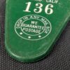 Vintage Holiday Inn Oakland Key Fob W.W. Wilcox Mfg Co Chicago Green White Si...