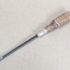 Vintage Flat-Head Screwdriver Wooden Handle Metal Ferrule Marked Taiwan Tool 10"