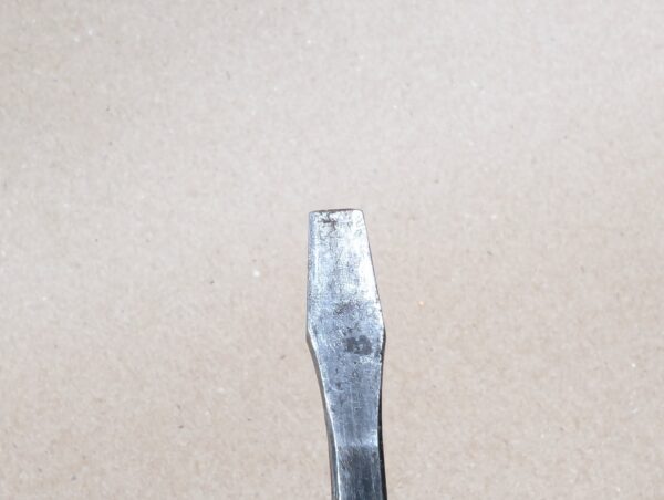 Vintage Flat-Head Screwdriver Wooden Handle Metal Ferrule Marked Taiwan Tool 10"