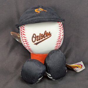 Vintage 1999 Nanco Slinky Pets Baltimore Orioles Plush Toy Baseball Cap Mascot