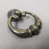 Vintage Brass Furniture Pulls Set 3pc Two Ornate Drop Pulls One Rosette Model...