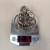 Vintage Brass Furniture Pulls Set 3pc Two Ornate Drop Pulls One Rosette Model...