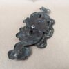 Vintage Art Nouveau Style Brass Drawer Pulls Swinging Handles Set of Three Brass