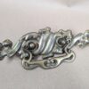 Vintage Art Nouveau Style Brass Drawer Pulls Swinging Handles Set of Three Brass