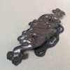 Vintage Art Nouveau Style Brass Drawer Pulls Swinging Handles Set of Three Brass