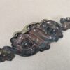 Vintage Art Nouveau Style Brass Drawer Pulls Swinging Handles Set of Three Brass