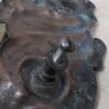 Vintage Art Nouveau Style Brass Drawer Pulls Swinging Handles Set of Three Brass