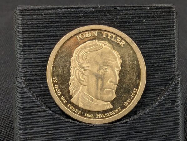 2009 John Tyler Presidential Dollar Coin US Mint Presidential Dollar Program