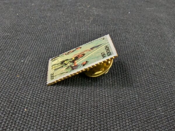 Jonathan Grey & Associates Heroes USA 2001 Stamp Pin USPS Licensed 2002 Good