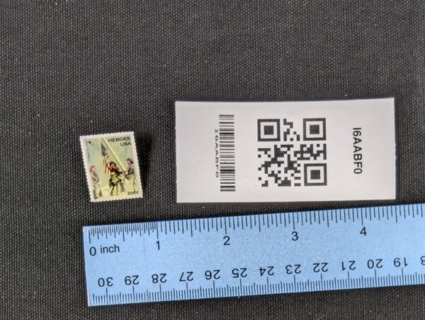 Jonathan Grey & Associates Heroes USA 2001 Stamp Pin USPS Licensed 2002 Good