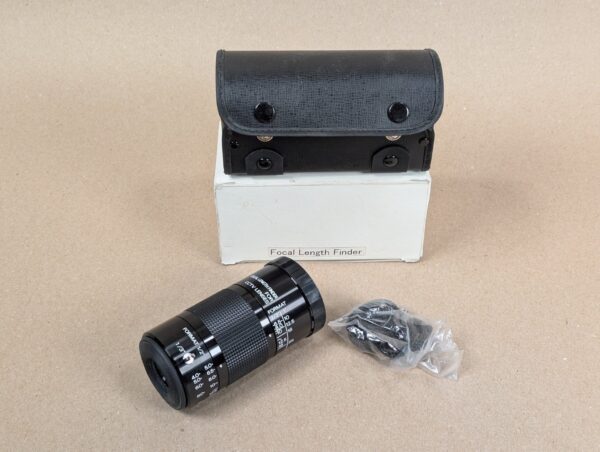 Vintage CCTV Focal Length Finder Tool Made in Japan with Original Case and Box
