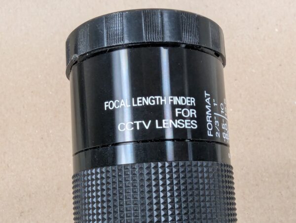 Vintage CCTV Focal Length Finder Tool Made in Japan with Original Case and Box