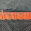 Vintage Ford Inline-6 Engine Valve Cover Orange Metal Automotive Display Piece