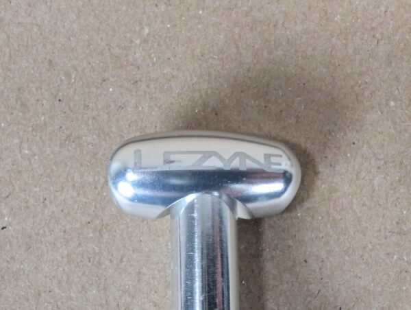 10-519.jpg Lezyne High Volume Mountain Bike Trail Pump Silver Small Lightweight Compact EXC