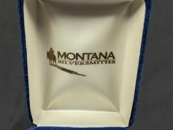 Montana Silversmiths Drop Earrings Western Spur Design Two-Tone Silver Gold Tone