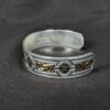 Montana Silversmiths Western Cuff Bracelet Silver-Tone Gold-Tone Star Scroll New