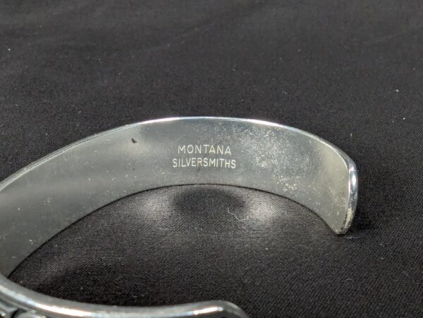 Montana Silversmiths Western Cuff Bracelet Silver-Tone Gold-Tone Star Scroll New