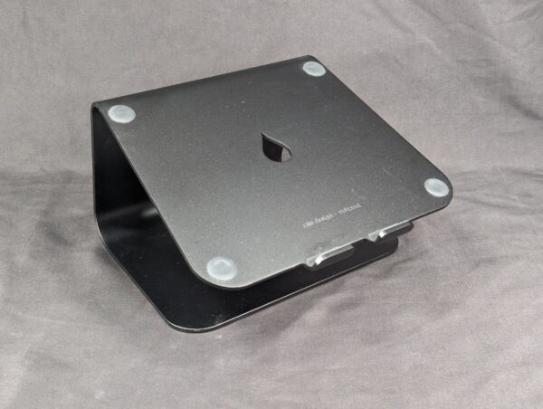 Rain Design mStand Laptop Stand Aluminum Black Ergonomic Design Cable Management
