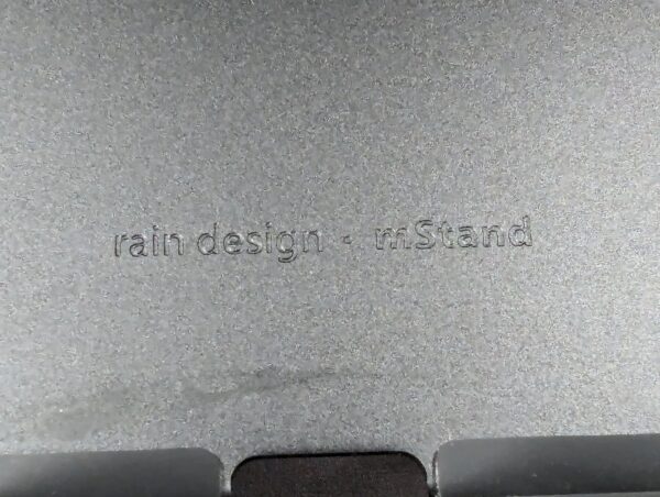 Rain Design mStand Laptop Stand Aluminum Black Ergonomic Design Cable Management