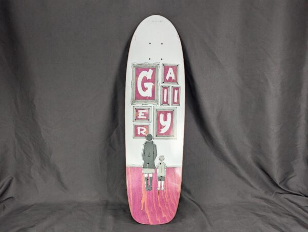 RARE Gallery Skateboard Deck Stained Wood Veneer Unused SK8