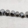 Vintage Craftsman USA Socket Set 11/16 5/8 9/16 7/16 3/8 14mm Mixed Sizes Tool