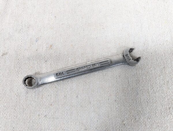Vintage Craftsman 6-Piece Open and Ignition Wrench Set V-Series Forged in USA
