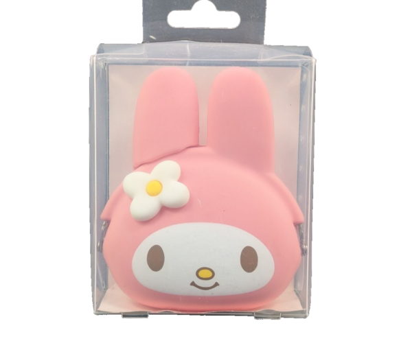 Rare Japan Import Coin Purse My Melody Mimi POCHIBI Silicone Sanrio 2014 CUTE :3