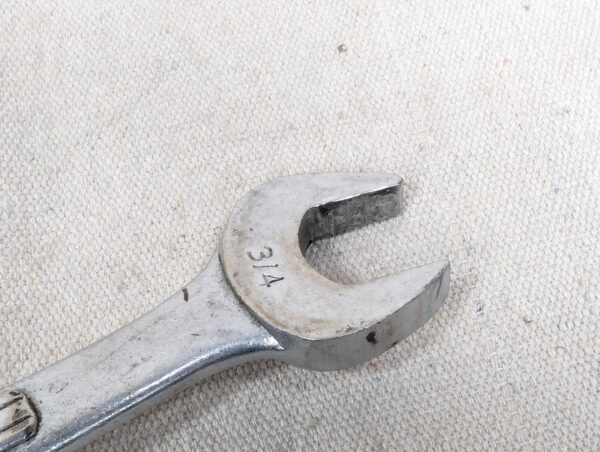 Vintage Craftsman Open-End Wrench 3/4 x 7/8 Inch Forged USA Steel Tool Good
