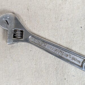 10-613.jpg Vintage Sears Full Forged Alloy 6-Inch Adjustable Wrench No. 90874 Made in Japan