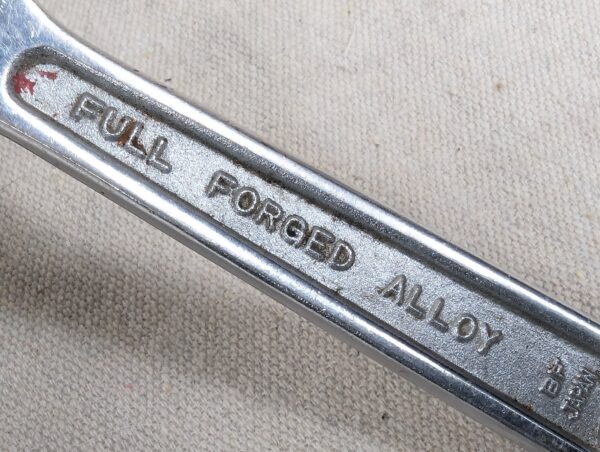 Vintage Sears Full Forged Alloy 6-Inch Adjustable Wrench No. 90874 Made in Japan