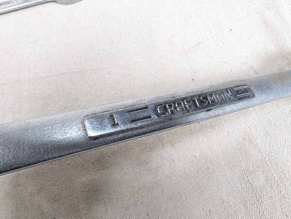Vintage Craftsman 1-Inch Combination Wrench Model 44705 VV Forge Code Steel Tool