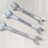 Vintage Craftsman V-Series Open-End Wrench Set 5pc 11/16 19/32 25/32 13/16