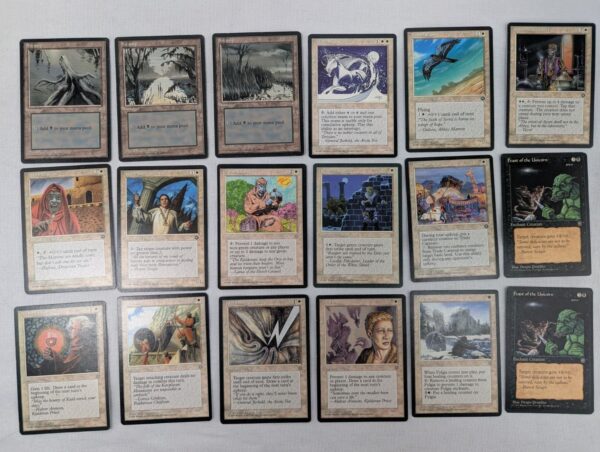 MTG Magic Lot 18 Vintage 1995 Black Border Cards - Ice Age IC2B475