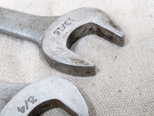 Vintage Craftsman V-Series Open-End Wrench Set 5pc 11/16 19/32 25/32 13/16