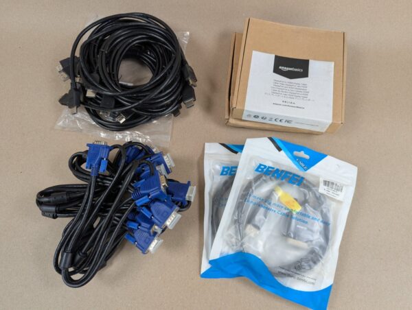 HDMI VGA DisplayPort HDMI DVI Adapter Cable 5ft 6ft 1.5m 1.8m Video Monitor IT