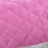 10-687.jpg Vintage 1985 Mattel Barbie Doll Bedding Set Quilted Pink Blanket Lace Pillow
