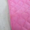 10-689.jpg Vintage 1985 Mattel Barbie Doll Bedding Set Quilted Pink Blanket Lace Pillow