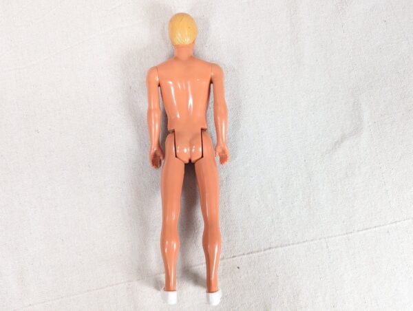 10-705.jpg Vintage 1968 Mattel Ken Doll with 1969 Tennis Anyone Ensemble Purple Vest Shorts