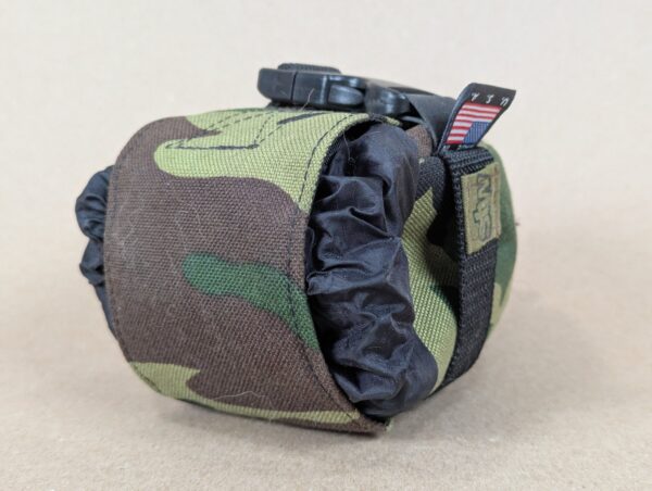 Superior Threadworks STW Woodland Camo Bicycle Seat Bag Made in USA Flat Pack