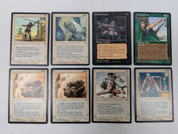 MTG Magic The Gathering Card Lot - 1994 Fallen Empires - 8 Vintage IBFE19E