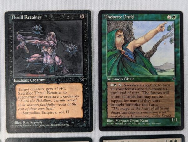 MTG Magic The Gathering Card Lot - 1994 Fallen Empires - 8 Vintage IBFE19E