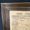 The Frontier Index Newspaper March 6 1868 Framed Reproduction Americana Souvenir