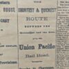 The Frontier Index Newspaper March 6 1868 Framed Reproduction Americana Souvenir
