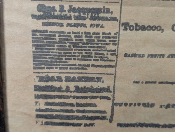 The Frontier Index Newspaper March 6 1868 Framed Reproduction Americana Souvenir