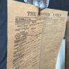The Frontier Index Newspaper March 6 1868 Framed Reproduction Americana Souvenir