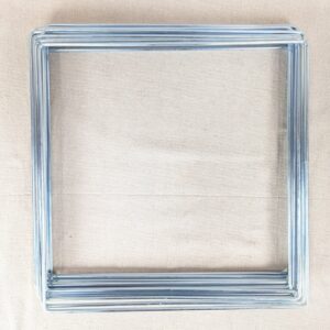 Square Metal Project Frame 14 x 14 Inch Rigid Steel Construction Industrial