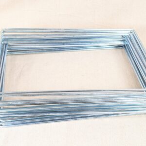Rectangular Steel Wire Frame Internal Structural Supports 9.75 x 14 Inches