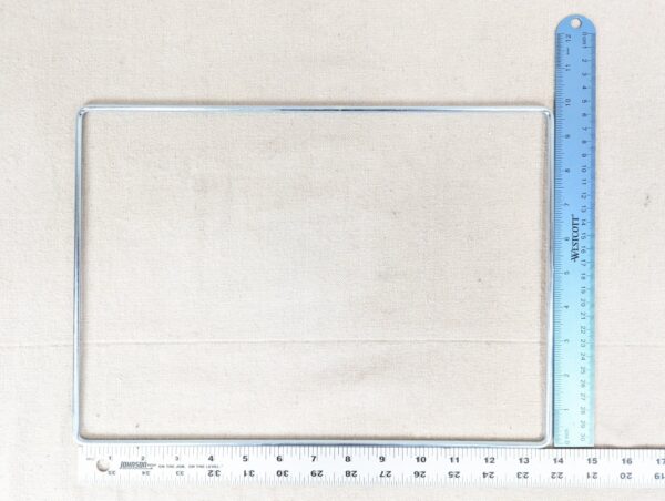 Rectangular Steel Wire Frame Internal Structural Supports 9.75 x 14 Inches
