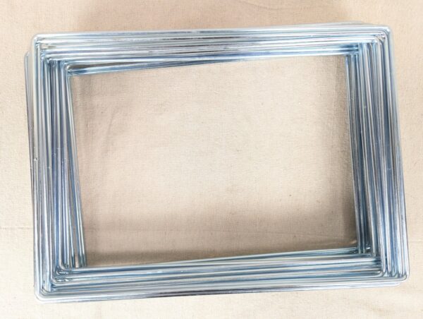 Rectangular Steel Wire Frame Internal Structural Supports 9.75 x 14 Inches